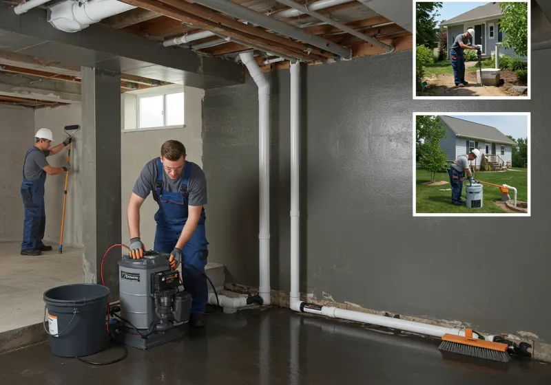 Basement Waterproofing and Flood Prevention process in West Pasco, WA